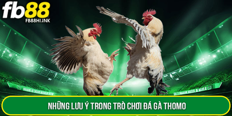 nhung luu y trong da ga thomo