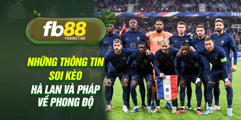 Những thông tin soi kèo Hà Lan và Pháp về phong độ