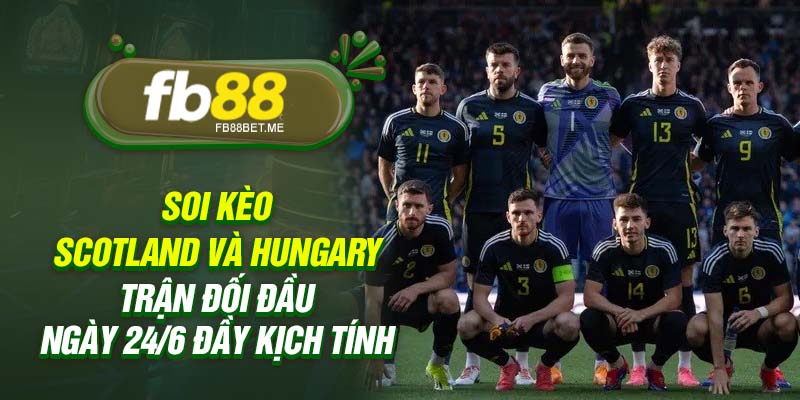 Soi kèo Scotland và Hungary - Trận đối đầu ngày 24/6 đầy kịch tính